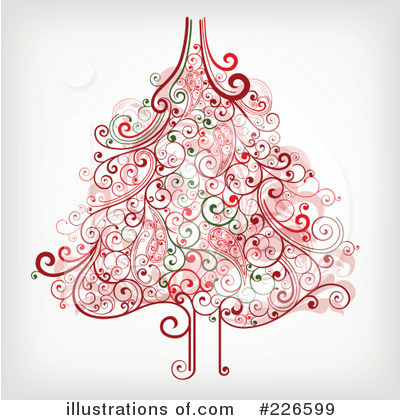 Royalty-Free (RF) Christmas Tree Clipart Illustration by OnFocusMedia - Stock Sample #226599