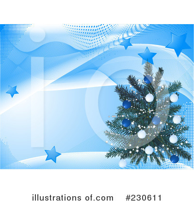 Royalty-Free (RF) Christmas Tree Clipart Illustration by elaineitalia - Stock Sample #230611