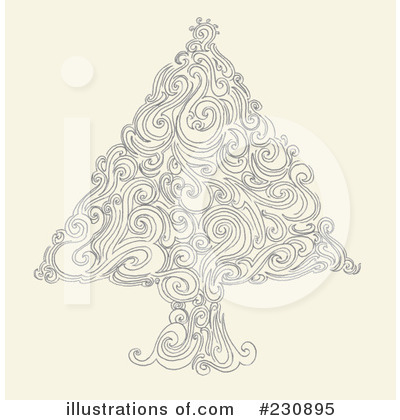 Royalty-Free (RF) Christmas Tree Clipart Illustration by yayayoyo - Stock Sample #230895