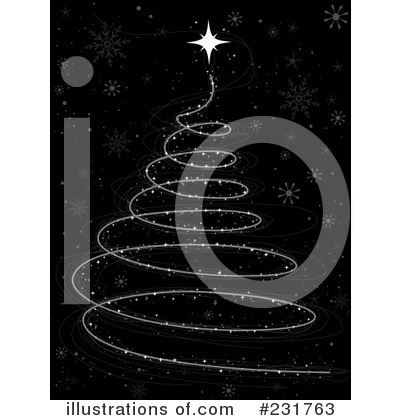 Royalty-Free (RF) Christmas Tree Clipart Illustration by BNP Design Studio - Stock Sample #231763