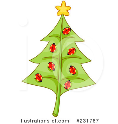 Royalty-Free (RF) Christmas Tree Clipart Illustration by BNP Design Studio - Stock Sample #231787