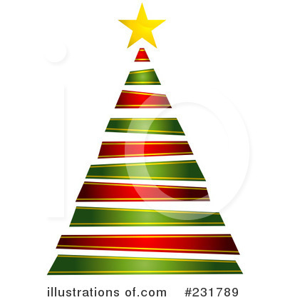 Royalty-Free (RF) Christmas Tree Clipart Illustration by BNP Design Studio - Stock Sample #231789