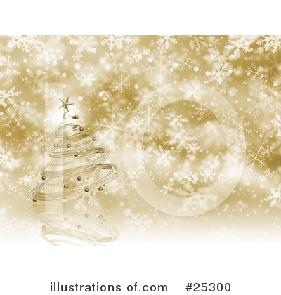 Royalty-Free (RF) Christmas Tree Clipart Illustration by KJ Pargeter - Stock Sample #25300