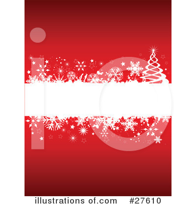 Royalty-Free (RF) Christmas Tree Clipart Illustration by KJ Pargeter - Stock Sample #27610