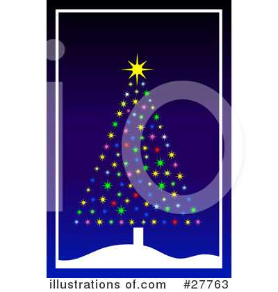 Royalty-Free (RF) Christmas Tree Clipart Illustration by KJ Pargeter - Stock Sample #27763