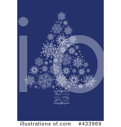 Royalty-Free (RF) Christmas Tree Clipart Illustration by BestVector - Stock Sample #433969