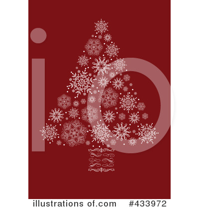 Royalty-Free (RF) Christmas Tree Clipart Illustration by BestVector - Stock Sample #433972