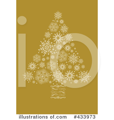 Royalty-Free (RF) Christmas Tree Clipart Illustration by BestVector - Stock Sample #433973