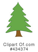 Christmas Tree Clipart #434374 by Hit Toon