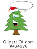 Christmas Tree Clipart #434376 by Hit Toon