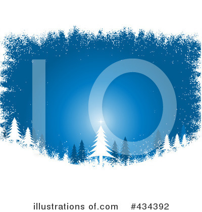 Royalty-Free (RF) Christmas Tree Clipart Illustration by KJ Pargeter - Stock Sample #434392