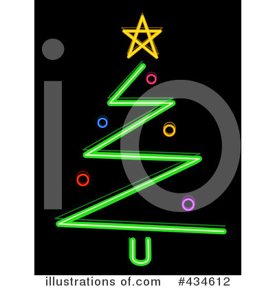 Royalty-Free (RF) Christmas Tree Clipart Illustration by BNP Design Studio - Stock Sample #434612