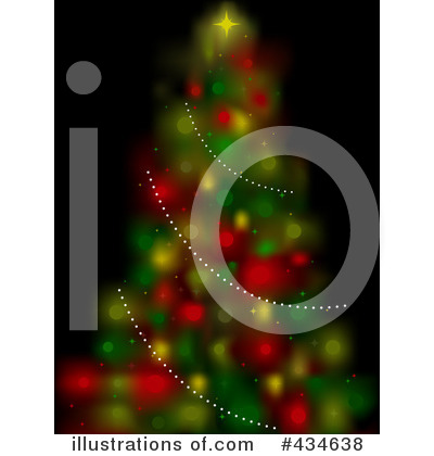 Royalty-Free (RF) Christmas Tree Clipart Illustration by BNP Design Studio - Stock Sample #434638