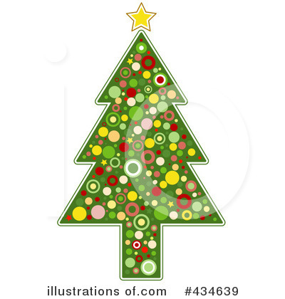 Royalty-Free (RF) Christmas Tree Clipart Illustration by BNP Design Studio - Stock Sample #434639