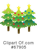 Christmas Tree Clipart #67905 by Rosie Piter