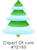 Christmas Tree Clipart #72160 by Pushkin