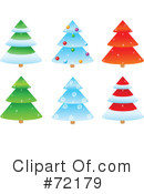 Christmas Tree Clipart #72179 by Pushkin