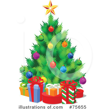 Christmas Tree Clipart #75655 by Pushkin