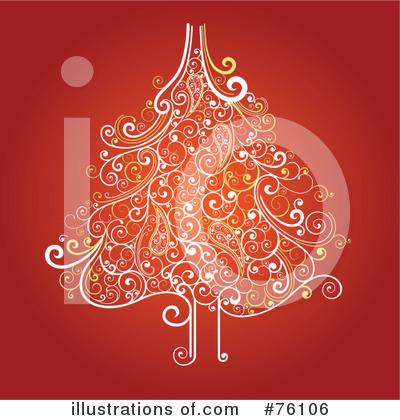 Royalty-Free (RF) Christmas Tree Clipart Illustration by OnFocusMedia - Stock Sample #76106