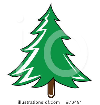 Royalty-Free (RF) Christmas Tree Clipart Illustration by Pams Clipart - Stock Sample #76491
