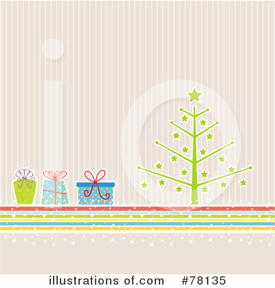 Royalty-Free (RF) Christmas Tree Clipart Illustration by KJ Pargeter - Stock Sample #78135