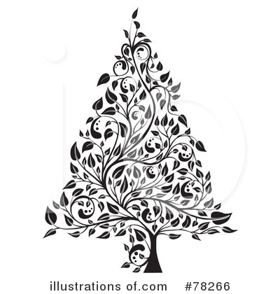 Christmas Tree Clipart #78266 by MilsiArt