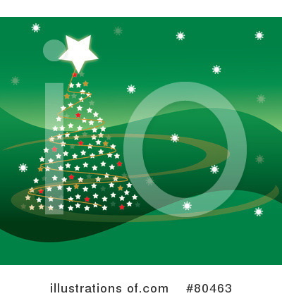 Royalty-Free (RF) Christmas Tree Clipart Illustration by Pams Clipart - Stock Sample #80463