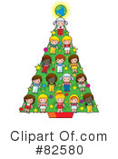 Christmas Tree Clipart #82580 by Maria Bell