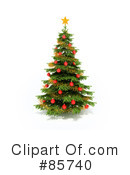 Christmas Tree Clipart #85740 by Mopic