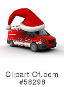 Christmas Van Clipart #58298 by KJ Pargeter