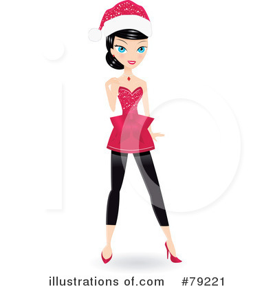 Christmas Woman Clipart #79221 by Melisende Vector
