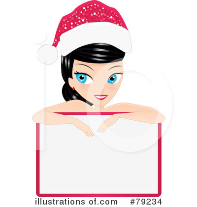 Royalty-Free (RF) Christmas Woman Clipart Illustration by Melisende Vector - Stock Sample #79234