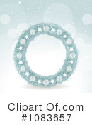 Christmas Wreath Clipart #1083657 by elaineitalia