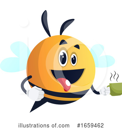 Royalty-Free (RF) Chubby Bee Clipart Illustration by Morphart Creations - Stock Sample #1659462