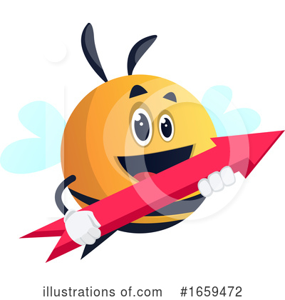 Royalty-Free (RF) Chubby Bee Clipart Illustration by Morphart Creations - Stock Sample #1659472