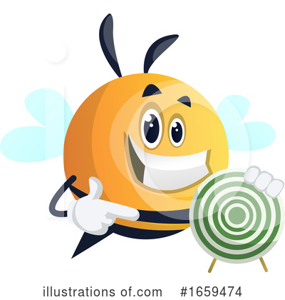 Royalty-Free (RF) Chubby Bee Clipart Illustration by Morphart Creations - Stock Sample #1659474