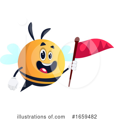 Royalty-Free (RF) Chubby Bee Clipart Illustration by Morphart Creations - Stock Sample #1659482