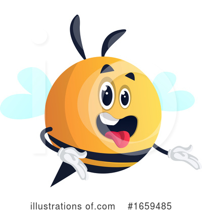 Royalty-Free (RF) Chubby Bee Clipart Illustration by Morphart Creations - Stock Sample #1659485