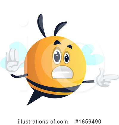 Chubby Bee Clipart #1659490 by Morphart Creations