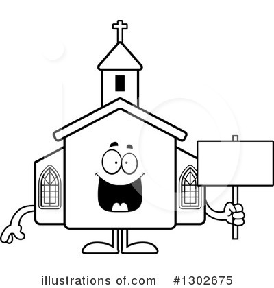 Royalty-Free (RF) Church Clipart Illustration by Cory Thoman - Stock Sample #1302675