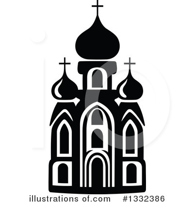 Royalty-Free (RF) Church Clipart Illustration by Vector Tradition SM - Stock Sample #1332386