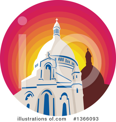 Royalty-Free (RF) Church Clipart Illustration by patrimonio - Stock Sample #1366093