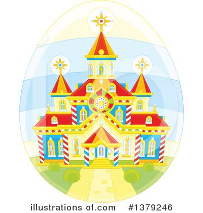 Royalty-Free (RF) Church Clipart Illustration by Alex Bannykh - Stock Sample #1379246