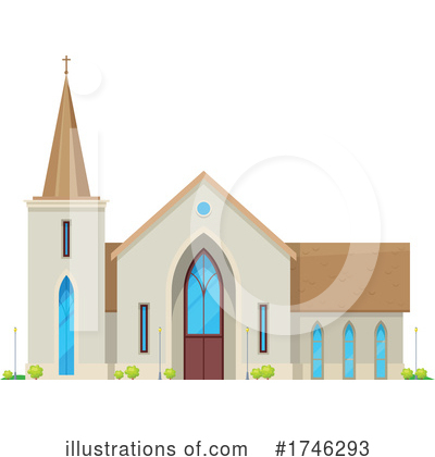 Royalty-Free (RF) Church Clipart Illustration by Vector Tradition SM - Stock Sample #1746293