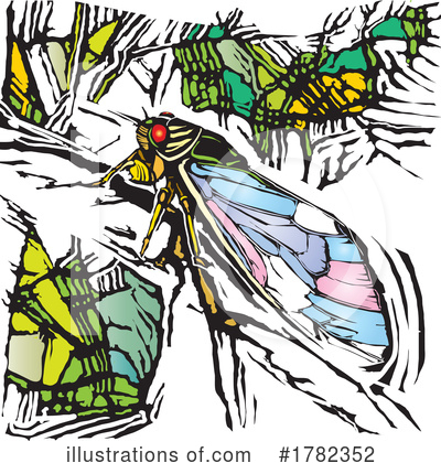 Royalty-Free (RF) Cicada Clipart Illustration by xunantunich - Stock Sample #1782352