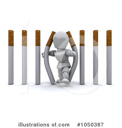 Royalty-Free (RF) Cigarette Clipart Illustration by KJ Pargeter - Stock Sample #1050387