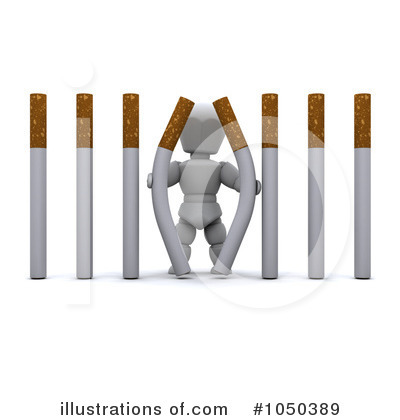 Royalty-Free (RF) Cigarette Clipart Illustration by KJ Pargeter - Stock Sample #1050389
