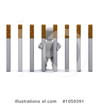 Royalty-Free (RF) Cigarette Clipart Illustration by KJ Pargeter - Stock Sample #1050391