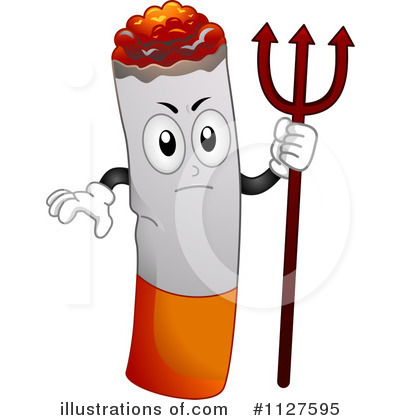 Cigarette Mascot Clipart #1127595 by BNP Design Studio