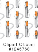 Cigarette Clipart #1246768 by Vector Tradition SM
